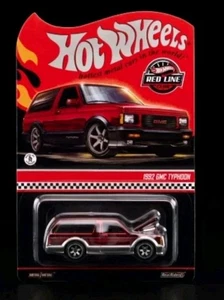 Hot Wheels RLC Red Line Club Exclusive 1992 GMC Typhoon Red nuovo di zecca - Foto 1 di 3