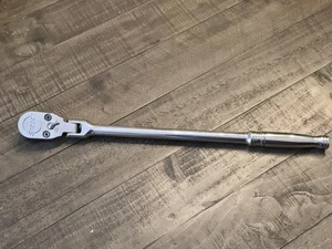Snap On Tools  SF80A 1/2" Drive Chrome Long Length Flex Head Ratchet USA - Picture 1 of 7