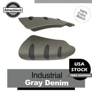 Industrial Gray Denim Hand Guard Fits for Harley Davidson Touring & Softails - Picture 1 of 10