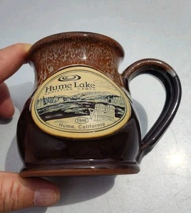 HUME LAKE CA DENEEN POTTERY CUP MUG HIGH QUALITY SEQUOIA NATIONAL PARK - Picture 1 of 6