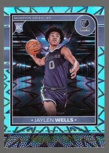 2024-25 Panini NBA Hoops - Rookies Jaylen Wells #269 Teal Explosion (RC) - Bild 1 von 2