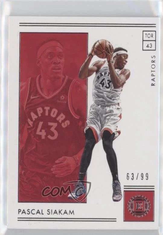 2018-19 Panini Encased /99 Pascal Siakam #19 - Image 1 of 2