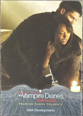 The Vampire Diaries Love Sucks Season 4 Trading Card - #8 Dark Developments - Image 1 of 2