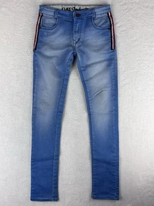 GAT Industry Jeans blau Skinny Jeans mit patriotischen Streifen Gr. 40 (28" Taille) - Bild 1 von 20
