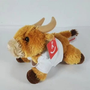 Toro Bull Aurora Bolsa de Frijoles Peluche 8" Peluche Juguete Suave Camisa Extraíble 2022 - Imagen 1 de 10