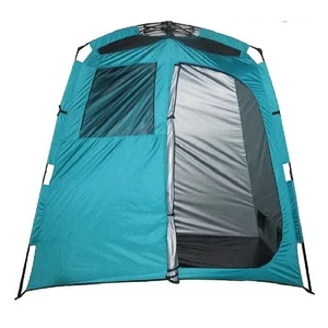 Outdoor Double Shower Tent, Portable Changing Room, Pop Up Tent for Camping - Picture 1 of 7
