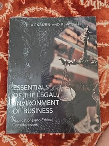 Essentials of the Legal Environment of Business - Blackburn, Klayman (LIKE NEW) - Bild 1 von 7