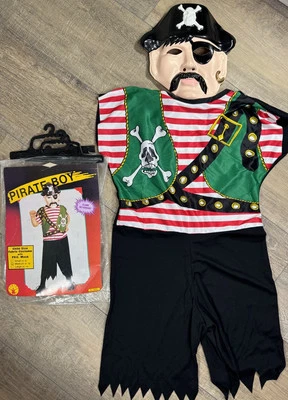 De colección 1992 Rubies Costume Co. Pirate Boy Med 8-10 Completo Hecho en EE. UU. GC Foto 1 de 4