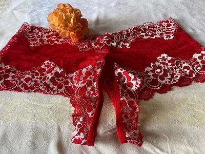 Sexy Slips   overt   XL    neu  rot in OVP - Bild 1 von 2