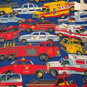 Emergency Vehicle Pillow Slip Cover- Handmade.New-16 X 16 Inch. - Picture 1 of 7