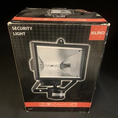 Elro Security Light 400w Outdoors Black - Image 1 of 4