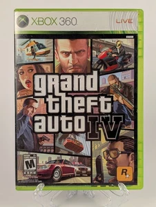 Grand Theft Auto 4 IV (Xbox 360, 2008) ➡️CIB w/ Map  - Tested - Near Mint 📀! - Picture 1 of 7