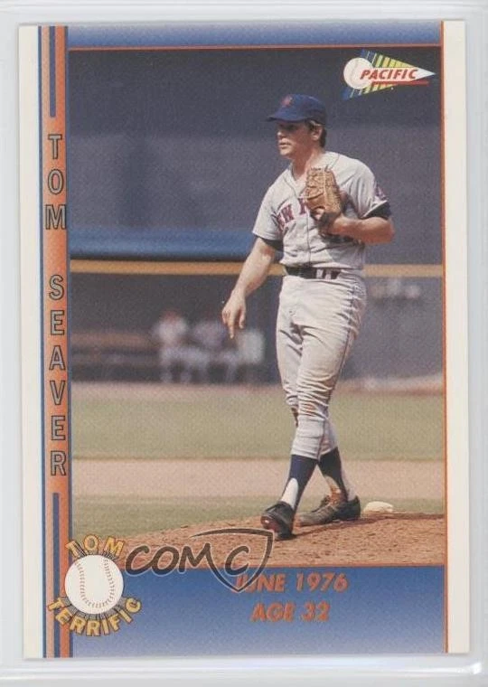 1992 Pacific Tom Seaver Tom Terrific Tom Seaver June 1976 Age 32 #78 HOF - Image 1 of 2