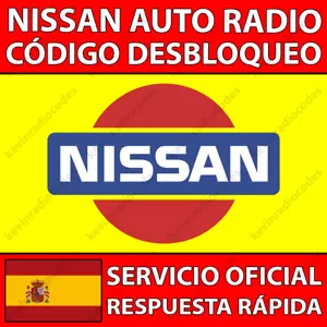 ✅NISSAN RADIO CODIGO DESBLOQUEO CONNECT JUKE MICRA NAVARA NV QASHQAI X-TRAIL✅ - Picture 1 of 5
