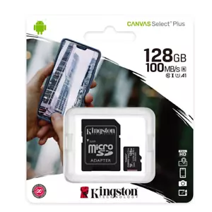 Micro SD Card Memory tf flash Kingston 128GB For BLACKVUE DR650S-2CH Dash Camera - Picture 1 of 24