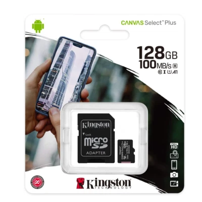 Micro SD Card Memory tf flash Kingston 128GB For BLACKVUE DR650S-2CH Dash Camera - Image 1 of 4