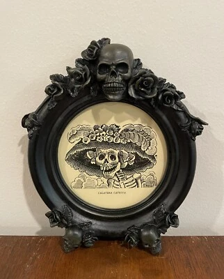 Día de Muertos Calavera Catrina 6x7 Posada Día de Muertos Halloween Calavera de Azúcar Foto 1 de 4