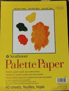 Strathmore Palette Papier Block 9 Zoll x 12 Zoll - 41 Pfund 40 Blatt Neu - Bild 1 von 2