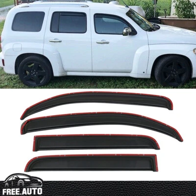 Se adapta a 06-11 Chevy HHR 4 PUERTAS sedán visera de ventana en canal protector solar deflector de ventilación Foto 1 de 4