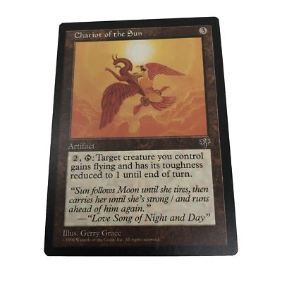 Magic The Gathering Chariot Of The Sun Artifact Mirage Uncommon - Image 1 of 4