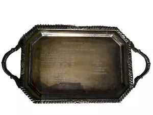 Connecticut Women’s Golf Assoc. 1958 Helen Denison Trophy, Engraved Silver Tray - Picture 1 of 8