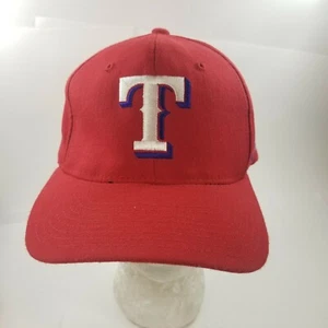 Vintage TEXAS RANGERS Hat WOOL Baseball Cap STARTER Size 1 6 5/8 - 7 1/8 - Picture 1 of 9