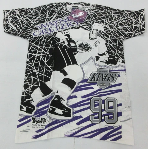 1992 Los Angeles Kings Wayne Gretzky Youth Size T-Shirt Cover