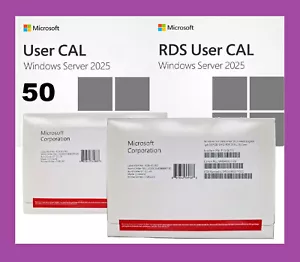 Windows Server 2025 Standard | Datacenter 16Core DVD OEM Pack + RDS + CALs - Picture 1 of 29