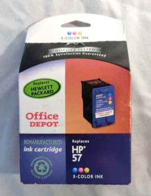 Office Depot 3-Color Tri-Color Ink 611-312 (Replaces HP 57) - NOS/As Is - Image 1 of 2