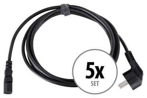 5x Cavo Alimentazione per PC Monitor Presa Spina EU Schuko IEC Connettore 3m SET - Foto 1 di 3