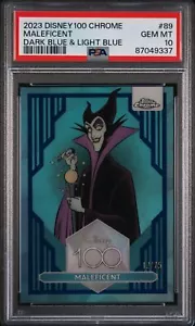 2023 Topps Chrome Disney100 Maleficent #89 PSA 10 - Picture 1 of 2