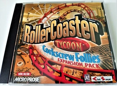ROLLER COASTER TYCOON SACACORCHOS LOCURAS Paquete de Expansión 1999 Foto 1 de 4
