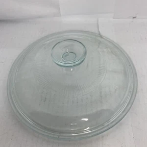 Vintage Pyrex Replacement Lid 65C Clear Glass MARKED 5 PYREX 65C 08 ON RIM - Picture 1 of 3