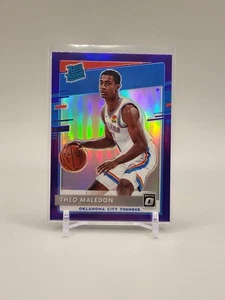 Theo Maledon 2020-21 Donruss Optic #184 Rated Rookie Purple Holo Prizm - Bild 1 von 2