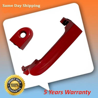 Manija de puerta exterior delantera izquierda roja con cerradura para Nissan Versa Code A20 07-2012 Foto 1 de 4