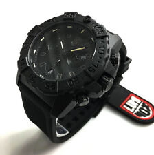Men's Luminox Navy SEAL Blackout Chronograph Diver's 45mm Watch 3581.BO