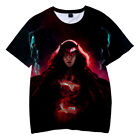 Wanda Vision Scarlet Witch 3D T-Shirts short sleeve shirt Moisture wicking tops