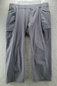 Pantalones cargo Eddie Bauer Travex para mujer 18 grises cortos elásticos caminata al aire libre 38x23,5 - Imagen 1 de 12