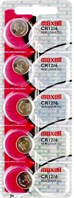 20 NEW Fresh Genuine Maxell CR1216 3V Button Cell Batteries - Image 1 of 2