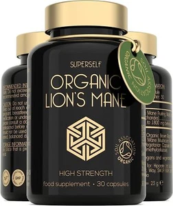 Bio Lions Mähne Ergänzung - 1800mg Löwenmähne Pilz Extrakt 30 Kapseln - Bild 1 von 6