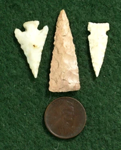 Very Fine Arrowheads found in Arkansas * Nice Lithic Materials - Picture 1 of 1