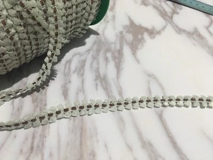 3 Meters 12mm Beautiful rococo Elasticity ribbon DIY Craft bow trim Baby Green - Picture 1 of 5