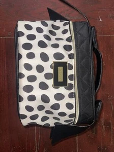 Betsey Johnson Bow Top Train Case Bag Travel Makeup Cosmetics Weekend NEW - Picture 1 of 12