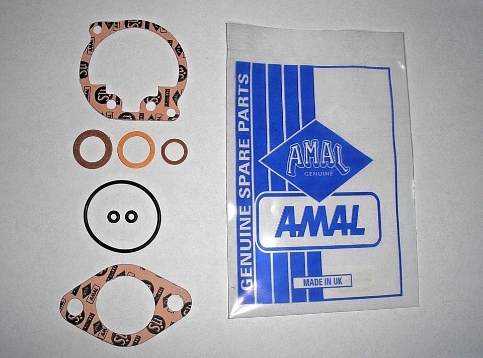 Genuine Amal 622 Concentric Carb. Gasket Set. for BSA Triumph Norton 600 900