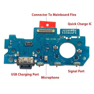 Samsung Galaxy A34 5G SM-A346B USB-C Charging Port Mic Dock Connector Board - Picture 1 of 2