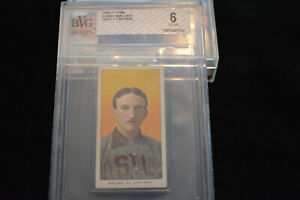 1910 T206 Bobby Wallace  BVG EX-MT 6 Sweet Caporal St Louis Browns EYE Appeal RC