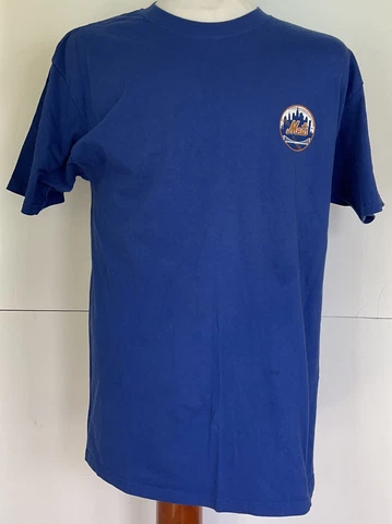 New York Mets T-Shirt NY Mini Logo Graphic T-Shirt Size Large Cover