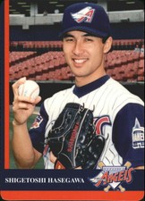 1997 Angels Mother's Anaheim Angels Baseball Card #12 Shigetoshi Hasegawa