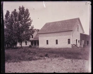 UN NEGATIVO DE VIDRIO ANTIGUO DE PRINCIPIOS DE 1900, NEWPORT, YO, "EDIFICIOS AGRÍCOLAS Y ESCENA"-10 - Imagen 1 de 2