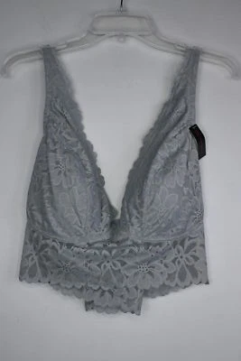 Bralette de mujer (junior) No Boundaries de línea larga gris XXXL Foto 1 de 4